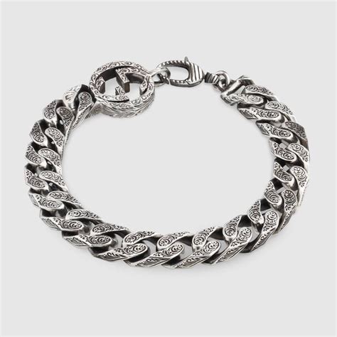 pulsera gucci|Gucci charm bracelet in silver.